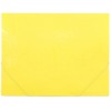 Папка пластиковая на резинке Barocco, толщина пластика 0,45 мм, желтая